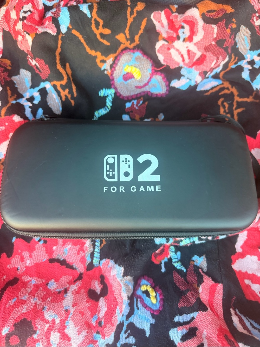 Portable Black Carrying Case for Handheld Game Console - 2 Joy-Con Design